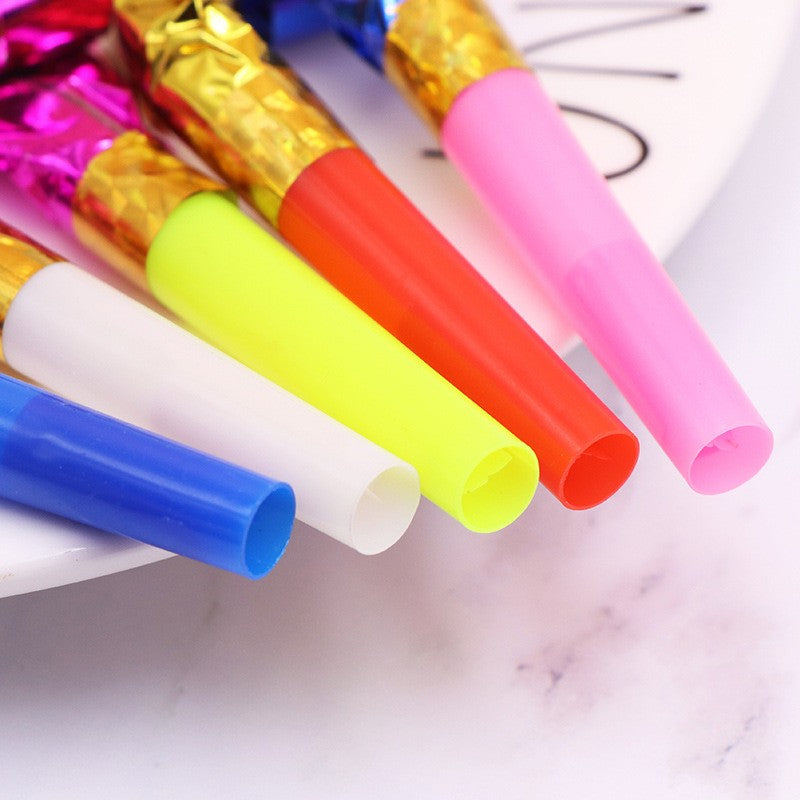 Set 6 Suflatori, Flippy, pentru Petrecere, Tematica Aniversare, 8 cm, Multicolore-7