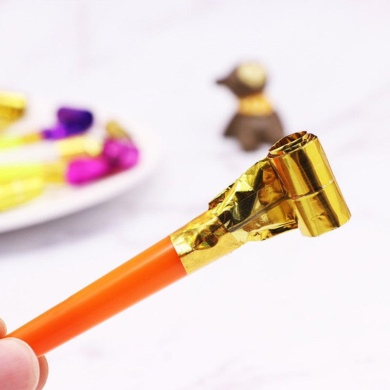 Set 6 Suflatori, Flippy, pentru Petrecere, Tematica Aniversare, 8 cm, Multicolore-9