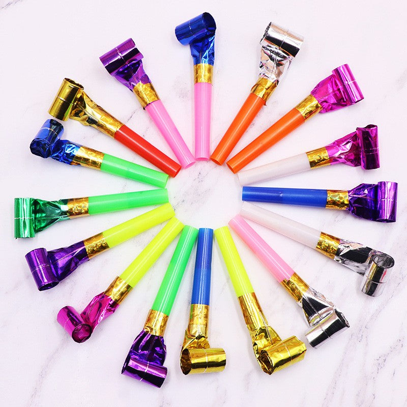 Set 6 Suflatori, Flippy, pentru Petrecere, Tematica Aniversare, 8 cm, Multicolore-10