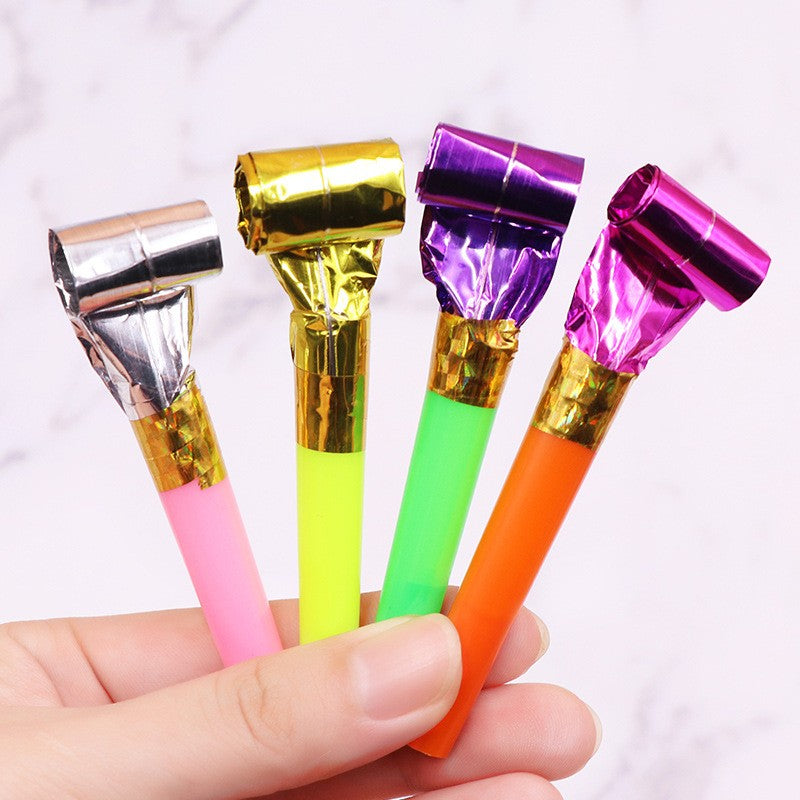 Set 6 Suflatori, Flippy, pentru Petrecere, Tematica Aniversare, 8 cm, Multicolore-11