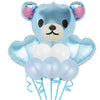 Set 8 Baloane folie si latex Baby Boy, Ursulet,  60 cm-0