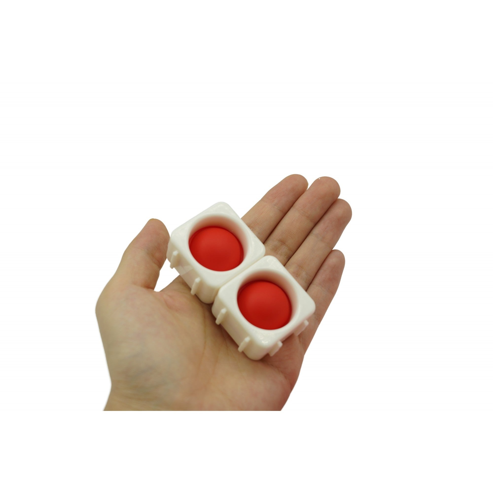 Set 8 blocuri de constructie din silicon, Pop Bubble, Fidget Toy, Puzzle, Multicolor-2