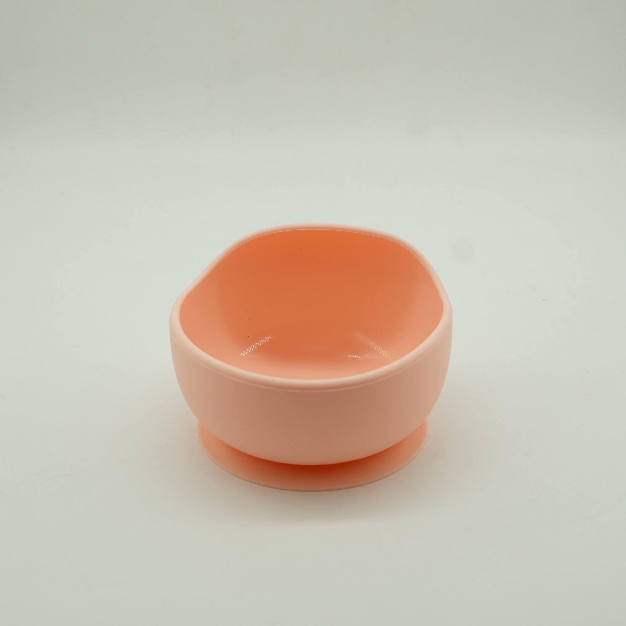Set 8 piese diversificare bebelusi si copii din silicon Flippy, baveta, farfurie compartimentata cu ventuza, bol cu ventuza, tacamuri din lemn si silicon, cana pentru gustari, fara alergeni, roz-3