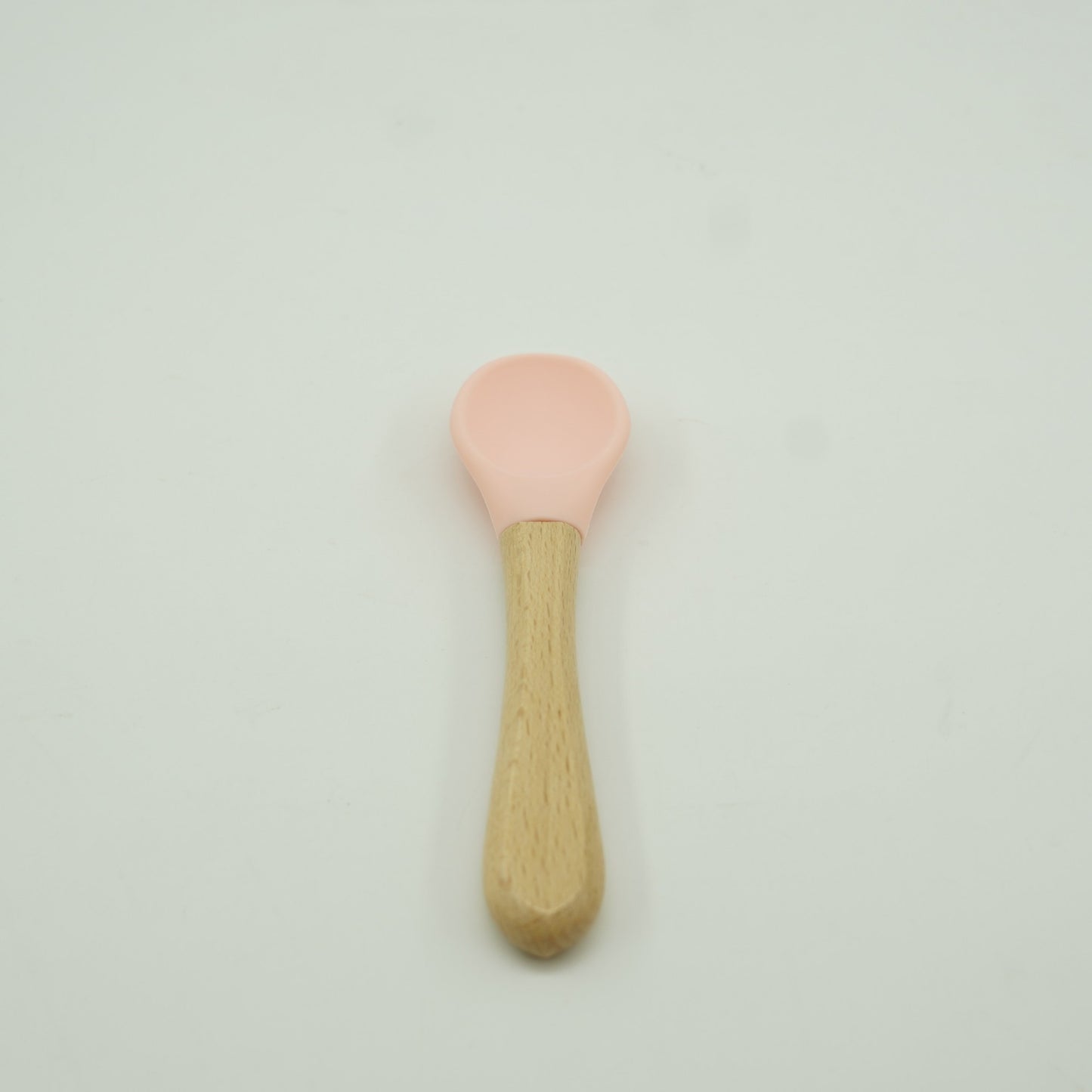 Set 8 piese diversificare bebelusi si copii din silicon Flippy, baveta, farfurie compartimentata cu ventuza, bol cu ventuza, tacamuri din lemn si silicon, cana pentru gustari, fara alergeni, roz-5
