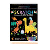 Set 9 Planse Razuibile, Flippy, Scratch ArtCards, +3 Ani, de Razuit si de Colorat, 19 x 14 cm, Model Dinozauri, Multicolor-0