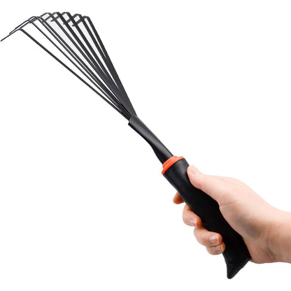 Set 9 Unelte de Gradina Flippy, pentru Plantare Prelucrare Sol si Ingrijire Plante, Material PVC si cardboard, 25 x 14.5 cm, negru-3
