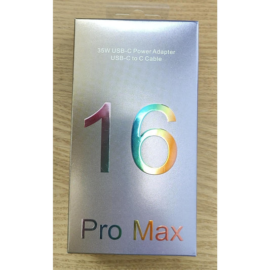 Set Adaptor cu Cablu Inclus Compatibil cu Apple iPhone 16 Pro Max, USB-C Adaptor, USB -C to C cablu, Alb-0