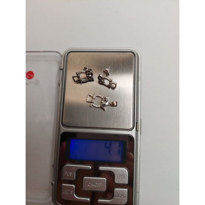 Set Argint 925 Bufnita Contur, Jolie Silver, 4.1g, 2 cm x 1.1 cm-3