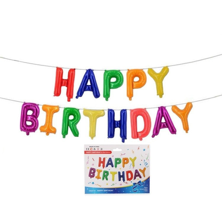 Set Baloane folie Flippy, Happy Birthday, 40 cm, Multicolor-1