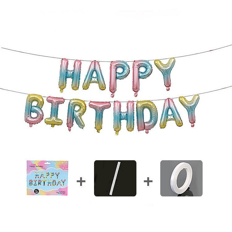 Set baloane folie Flippy, Happy Birthday, 40 cm, multicolor-2