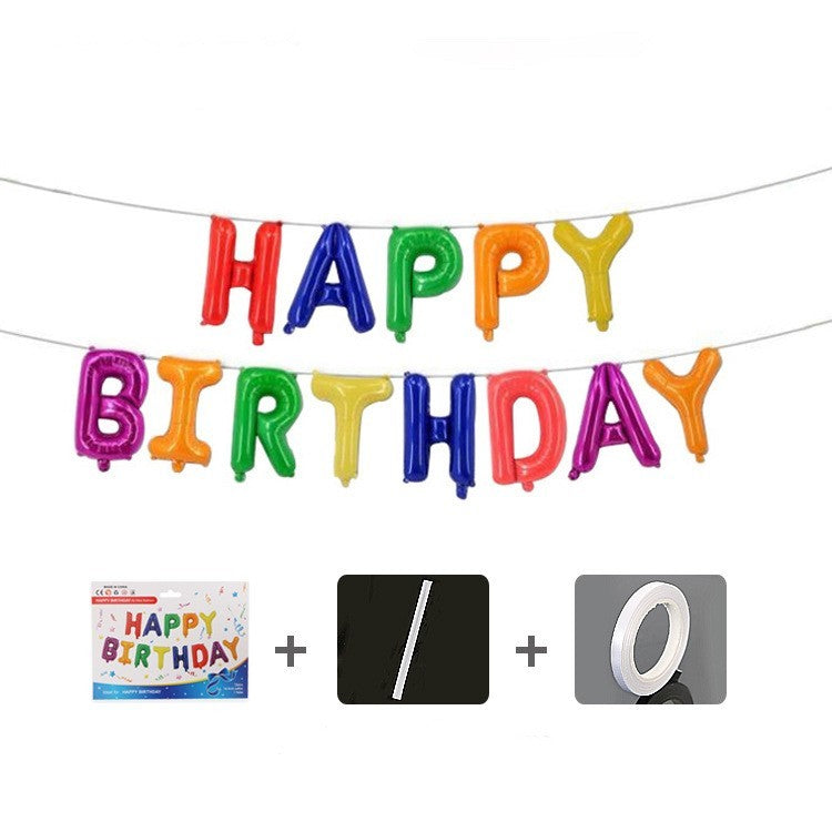 Set Baloane folie Flippy, Happy Birthday, 40 cm, Multicolor-2