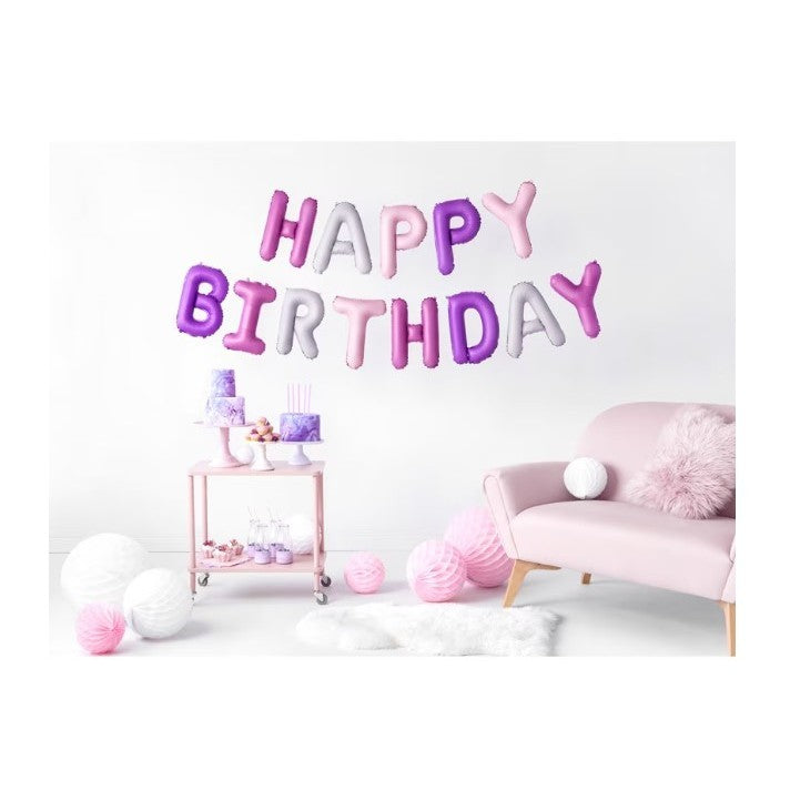 Set baloane folie Flippy, Happy Birthday, 40 cm, multicolor-1