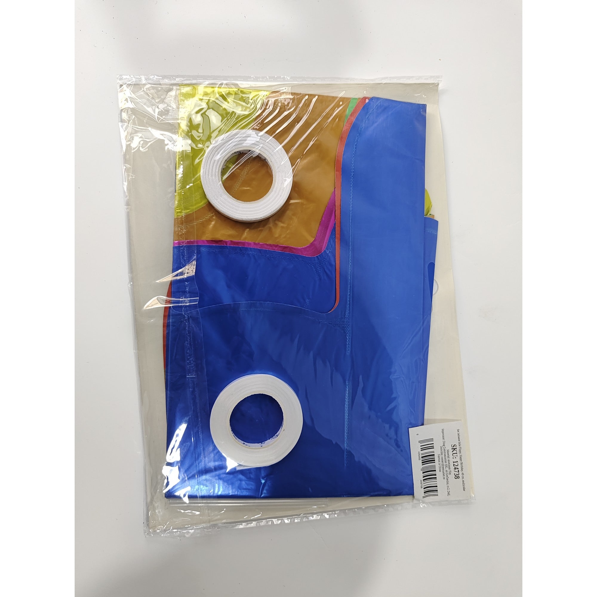 Set Baloane folie Flippy, Happy Birthday, 40 cm, Multicolor-5