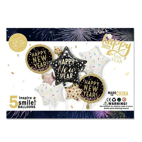 Set baloane folie, happy new year-0