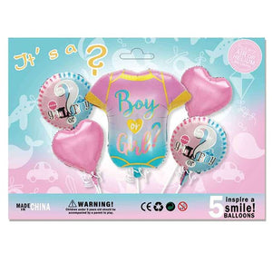 Set baloane pentru gender reveal, roz/albastru-0