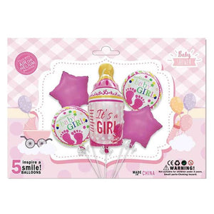 Set Baloane, Flippy, Model It's a Girl, Tematica Gender Reveal, Botez, Roz-0