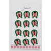 Set 12 Brose Martisor Primavara Buburuza Motiv Traditional in Potcoava-0