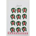 Set 12 Brose Martisor Primavara Buburuza Motiv Traditional in Potcoava-0