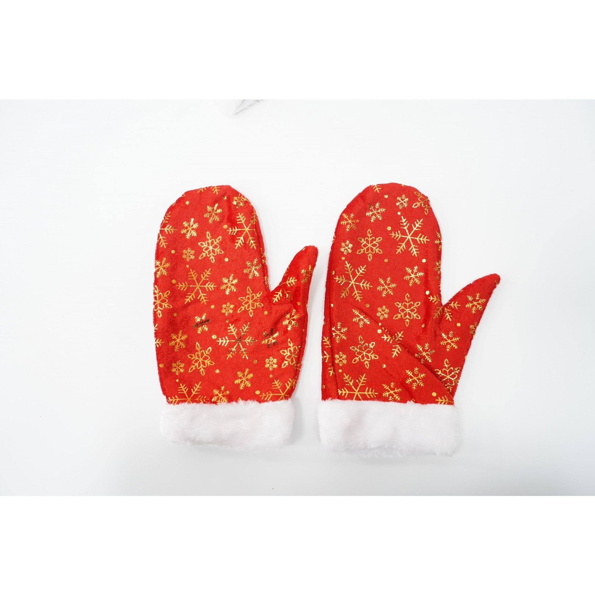 Set Costum de Mos Craciun, Flippy, rosu, pentru adulti, catifea, 5 piese-2