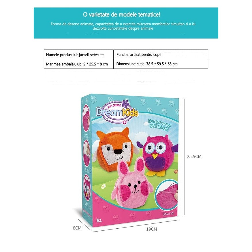 Set creatie perna pentru copii, Dream Kids, 3 piese-9