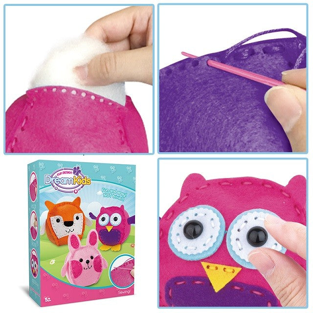 Set creatie perna pentru copii, Dream Kids, 3 piese-10
