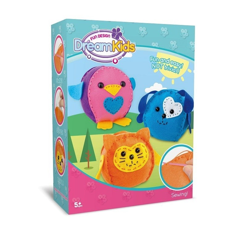 Set creatie perna pentru copii, Dream Kids, 3 piese, model 2-4