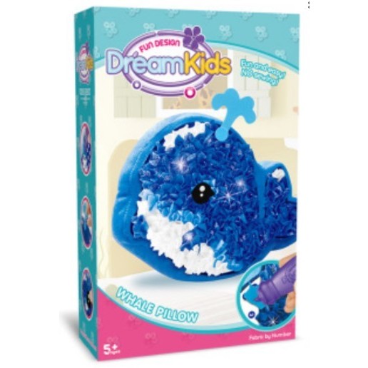 Set creatie perna pentru copii, Dream Kids, Delfin-4