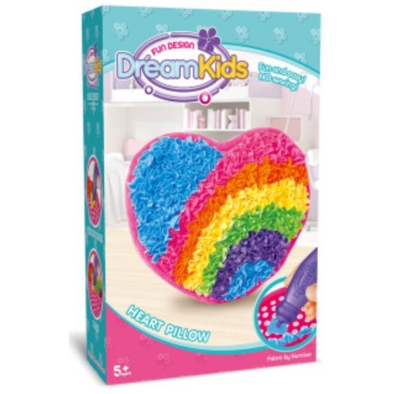Set creatie perna pentru copii, Dream Kids, Inima-4