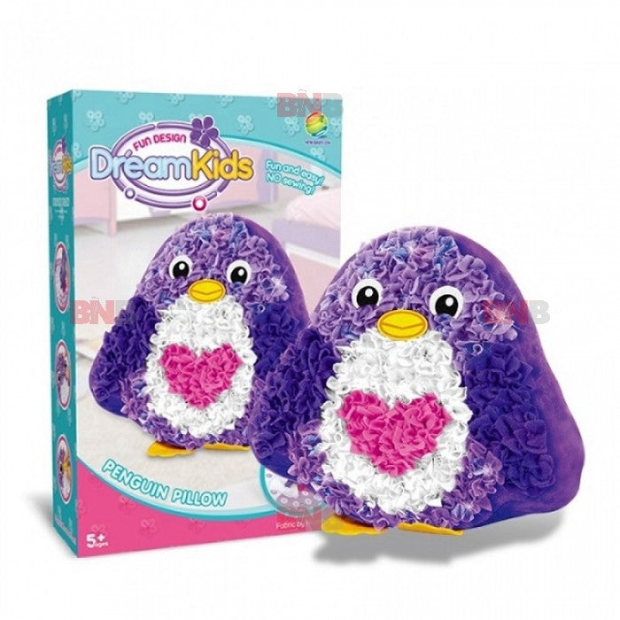 Set creatie perna pentru copii, Dream Kids, Pinguin-1