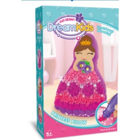 Set creatie perna pentru copii, Dream Kids, Printesa-2