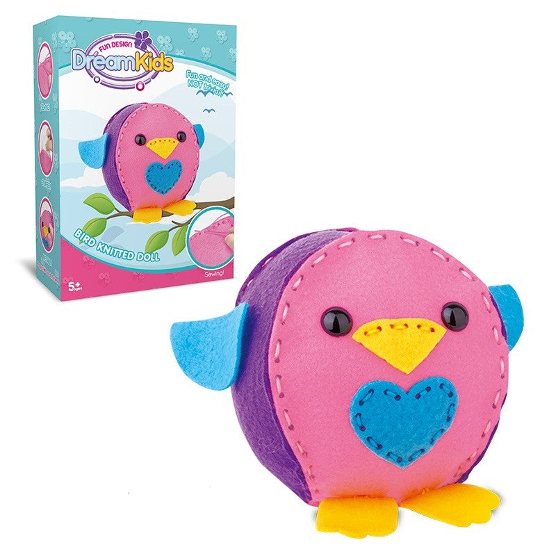 Set creatie perna pentru copii Model 2, Dream Kids, Pasare-5