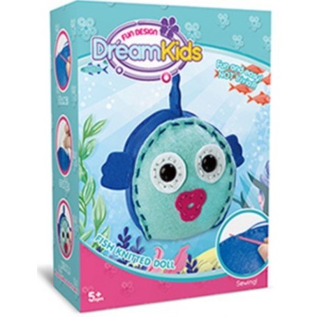 Set creatie perna pentru copii Model 2, Dream Kids, Peste-4