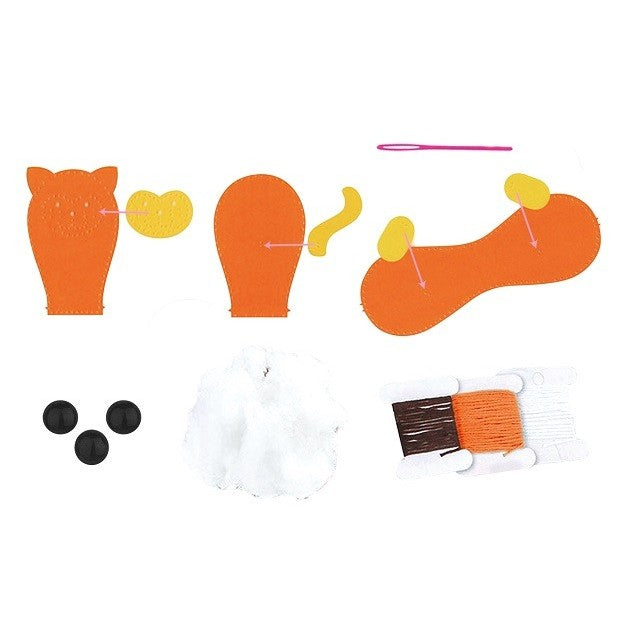 Set creatie perna pentru copii Model 2, Dream Kids, Pisica-2