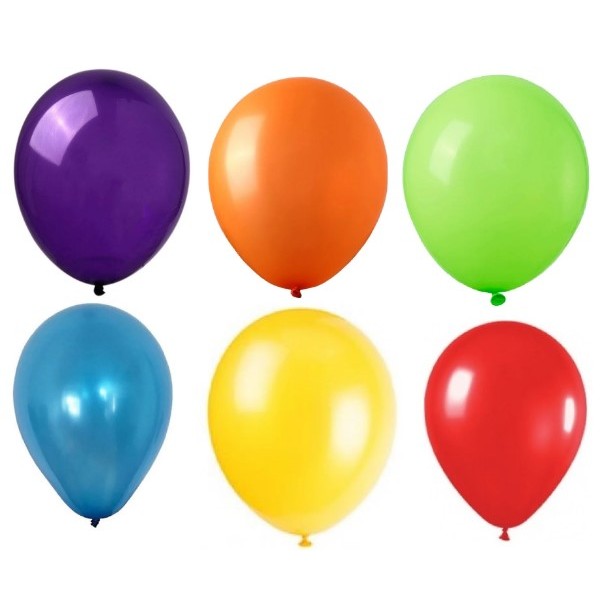 Set 10 Baloane din Latex, Flippy, Model Party, 30 cm, Multicolore, 2.8 g-0