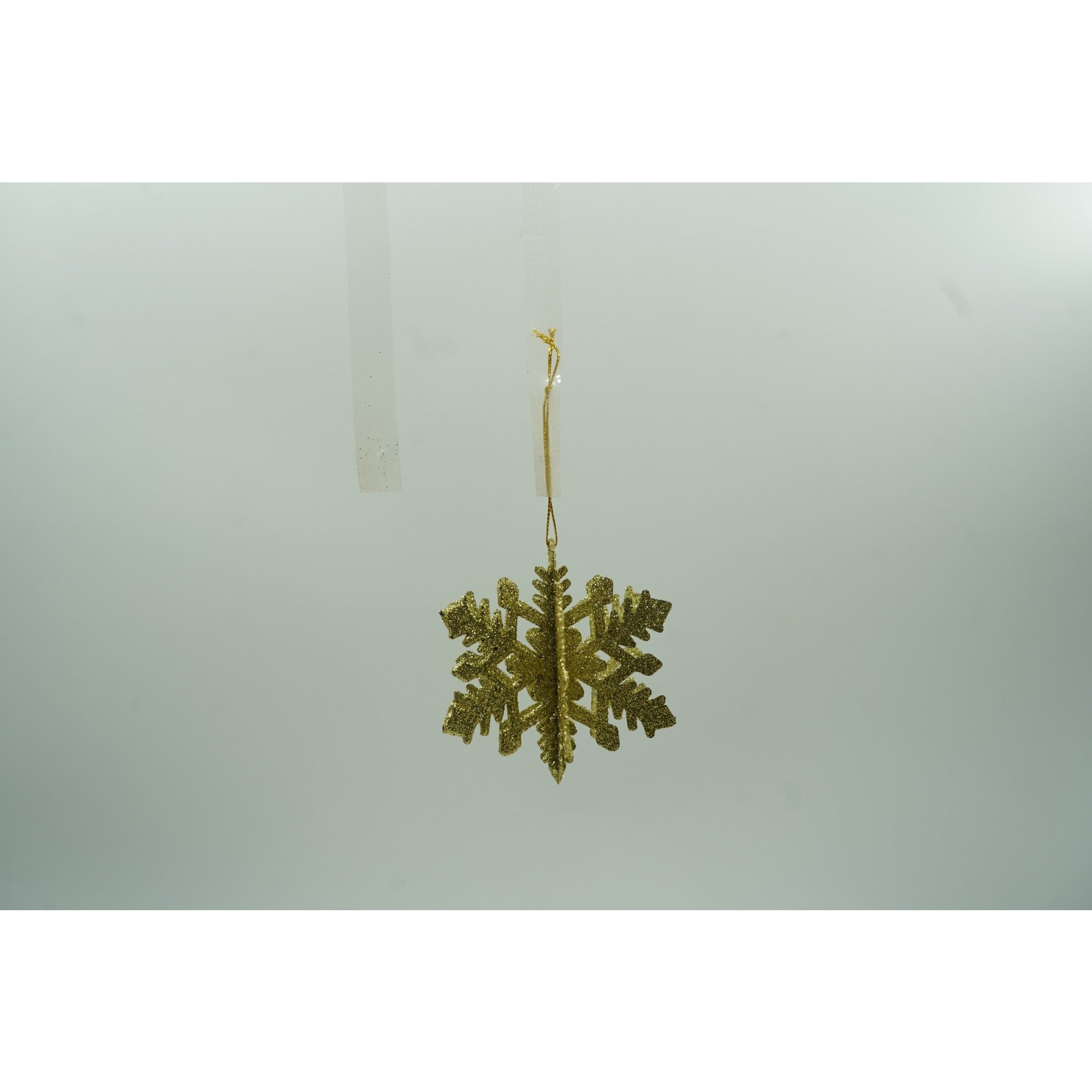 Set de 12 ornamente de brad, Flippy, de tip Glob, Rosu/ Auriu, din plastic, cu finisaj sclipitor , cutie  6  cm adancime x 23  cm lungime x 18  cm inaltime-4