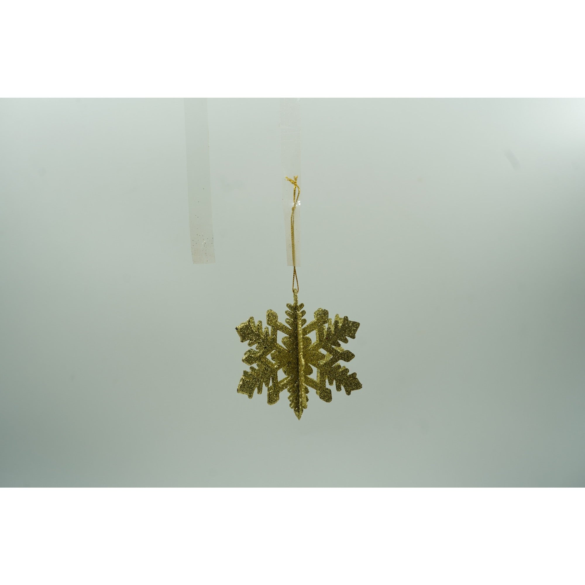 Set de 12 ornamente de brad, Flippy, de tip Glob, Rosu/ Auriu, din plastic, cu finisaj sclipitor , cutie  6  cm adancime x 23  cm lungime x 18  cm inaltime-4