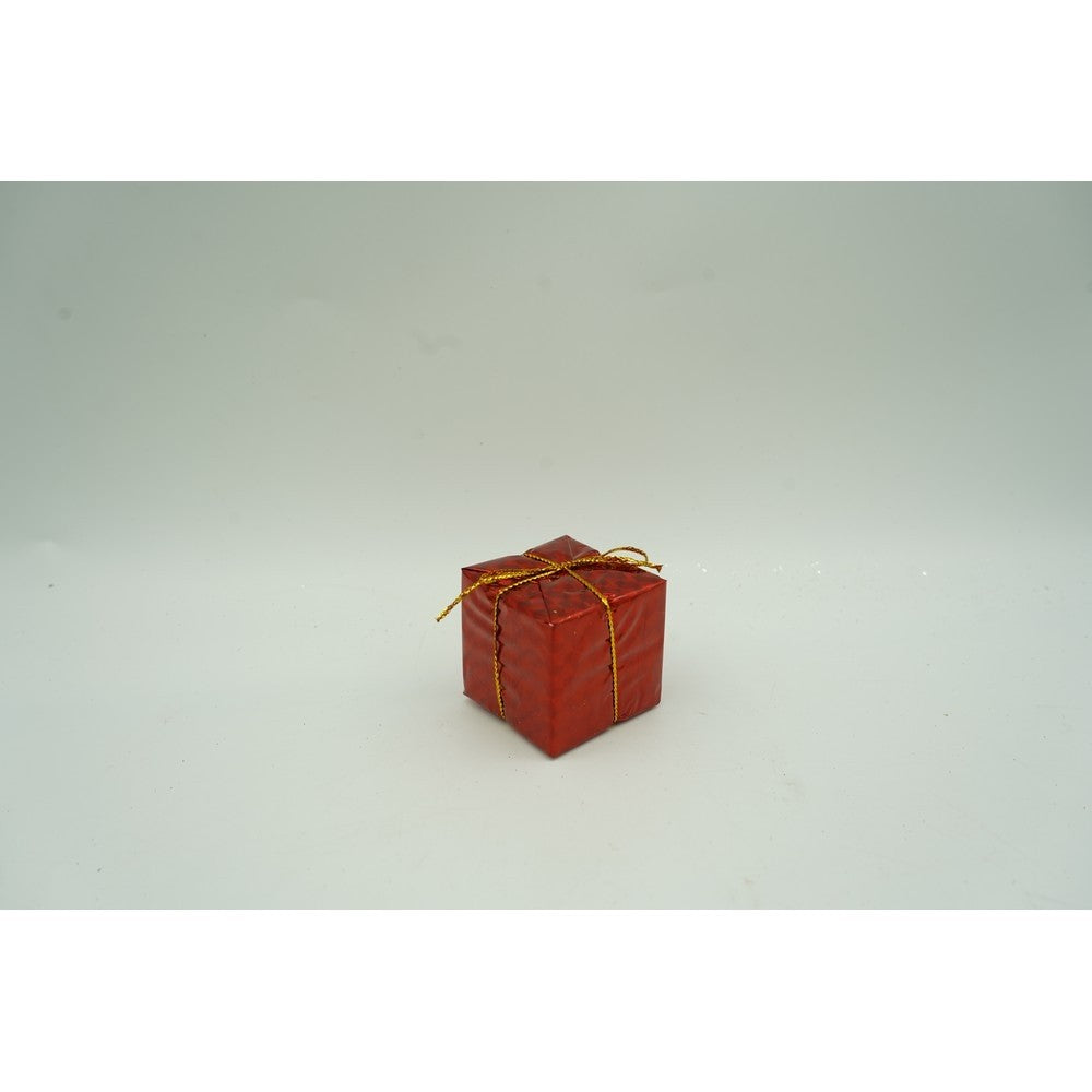 Set de 12 ornamente de brad, Flippy, de tip Glob, Rosu/ Auriu, din polistiren, cu finisaj sclipitor , cutie  4  cm adancime x 20  cm inaltime x 12  cm lungime)-9