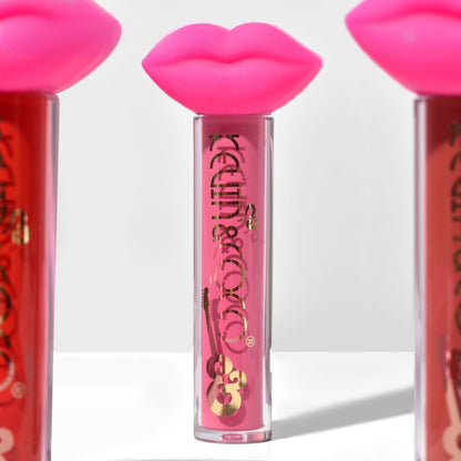 Set de Buze, KEVIN & COCO, Punk Rock, 6 Lip Gloss-uri, 19.3 x 12 cm, Roz/Maro-5