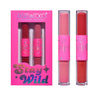 Set de Buze, KEVIN & COCO, Stay Wild 4 Culori, 2 Gloss-uri si 2 Rujuri Mate, 15.1 x 8.1 x 2cm, Roz/Rosu-0