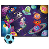 Set de Fotbal Flippy, Joc Recreativ pentru Copii, Model Extraterestrii, Minge cu scai, Poarta din Material Textil, 150 x 100 cm-0