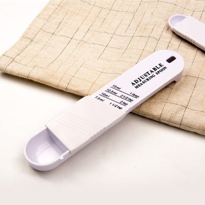 Set doua linguri masurare ajustabile Flippy, material ABS, 16x3.5x1.6 cm, alb-1