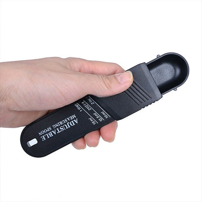 Set doua linguri masurare ajustabile Flippy, material ABS, 16x3.5x1.6 cm, negru-2