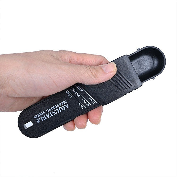 Set doua linguri masurare ajustabile Flippy, material ABS, 16x3.5x1.6 cm, negru-2