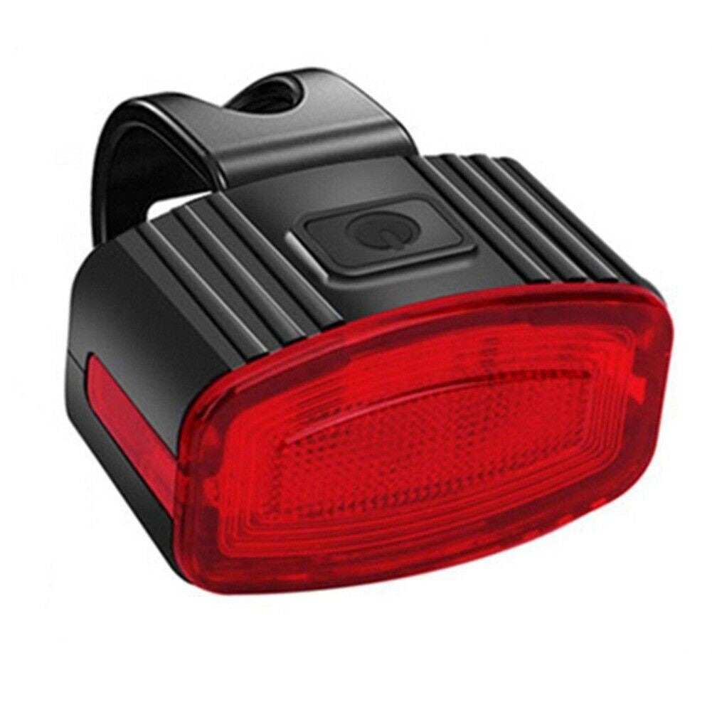 Set far si stop spate LED bicicleta, Flippy, incarcare USB, rezistent la apa, 4 moduri de luminare, Plastic, Alb/Rosu, 10x6x4 cm-6