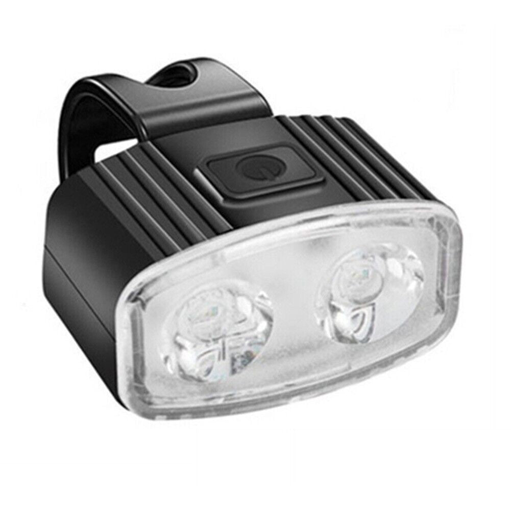 Set far si stop spate LED bicicleta, Flippy, incarcare USB, rezistent la apa, 4 moduri de luminare, Plastic, Alb/Rosu, 10x6x4 cm-7