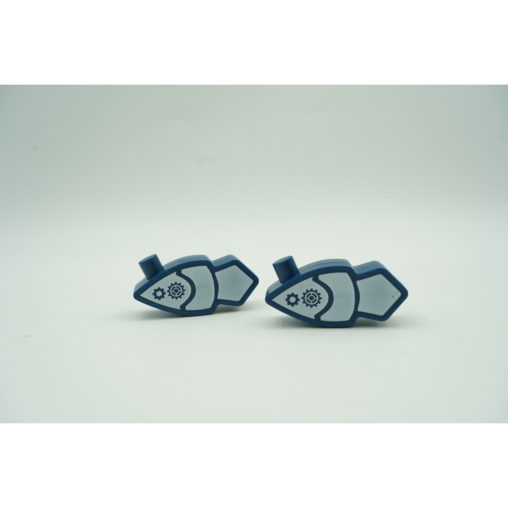 Set inteligent de blocuri magnetice pentru copii, 7 piese, cutie depozitare, robotel, albastru-10