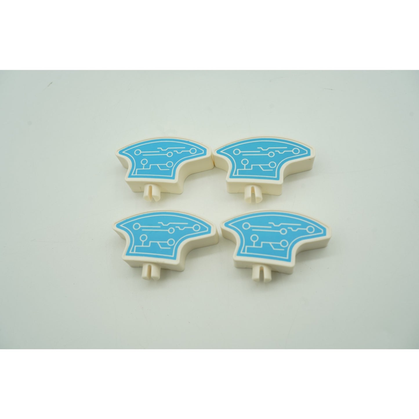 Set inteligent de blocuri magnetice pentru copii, 8 piese, cutie depozitare, racheta, albastru-8