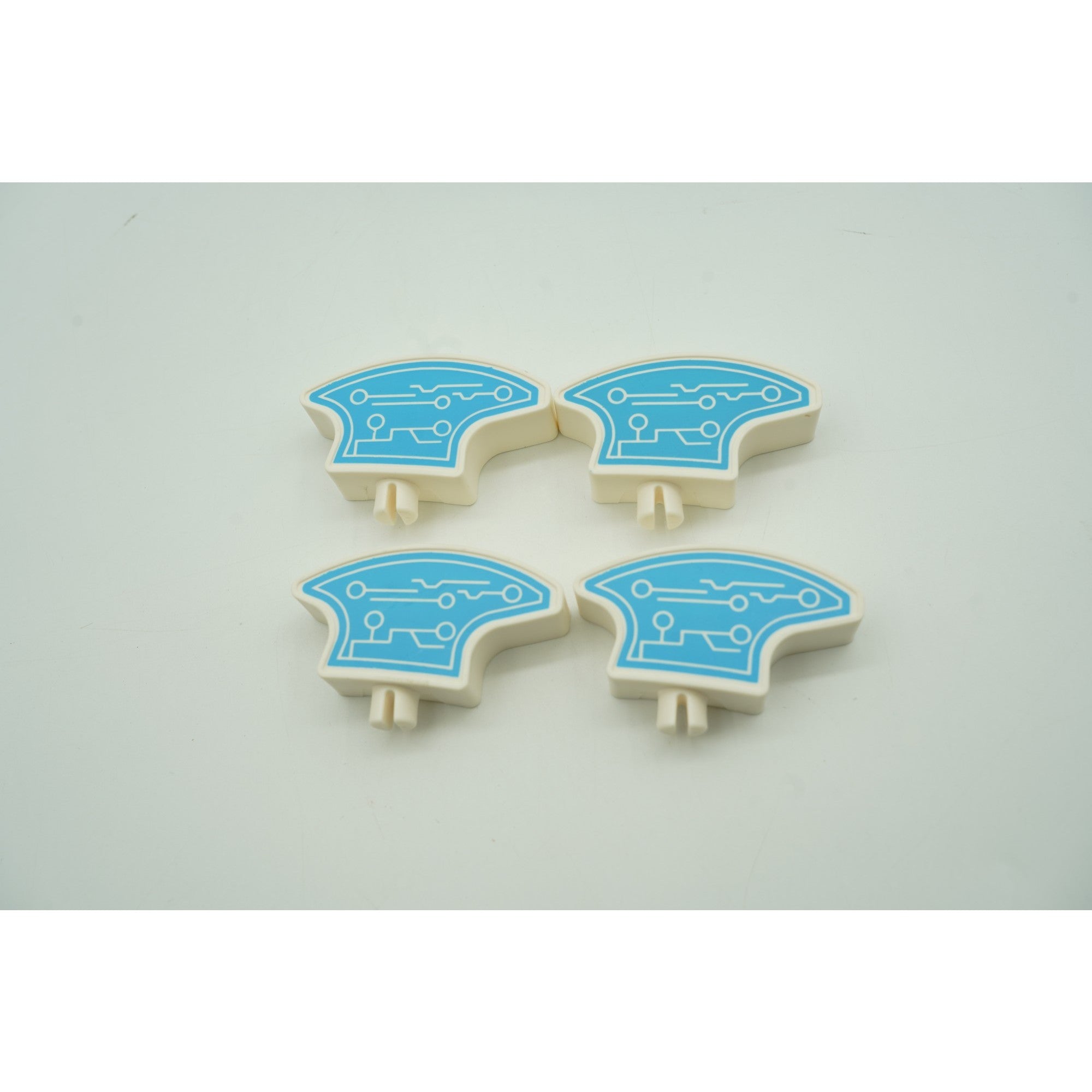 Set inteligent de blocuri magnetice pentru copii, 8 piese, cutie depozitare, racheta, albastru-8