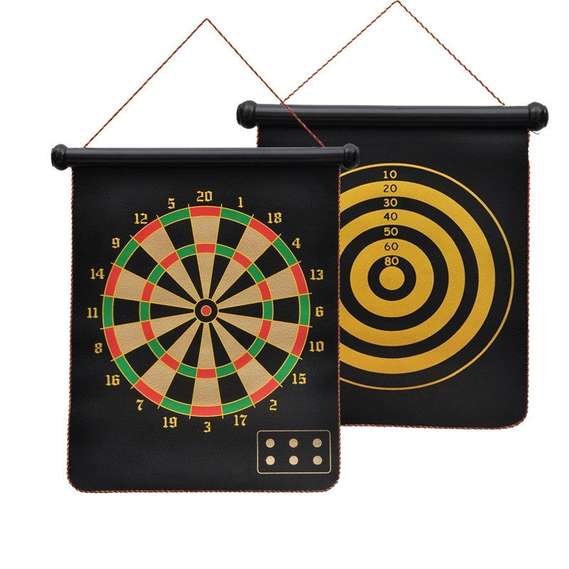 Set Joc Darts Flippy, Doua Fete pentru Joc, 6 Sageti Incluse, Magnetic, Dimensiuni 37 x 40 cm, Design clasic, Multicolor-5
