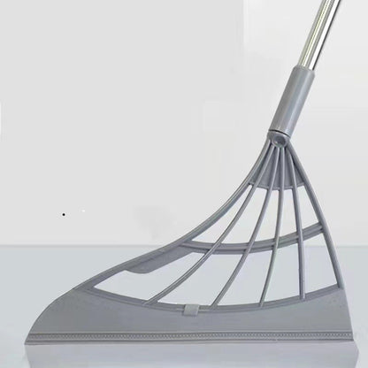 Set matura, faras cu coada si matura silicon, Flippy, Pentru uz casnic, Plastic/Otel, Gri, 90 x 72 x 100 cm-1